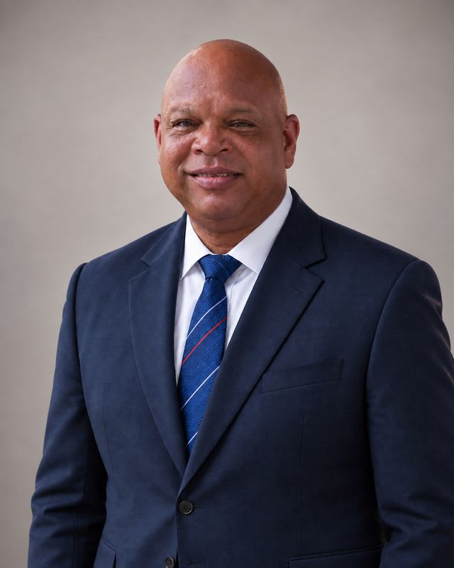 Studio portrait of Arthur J.D. Davelaar, chief executive officer of EMA Metrologistics